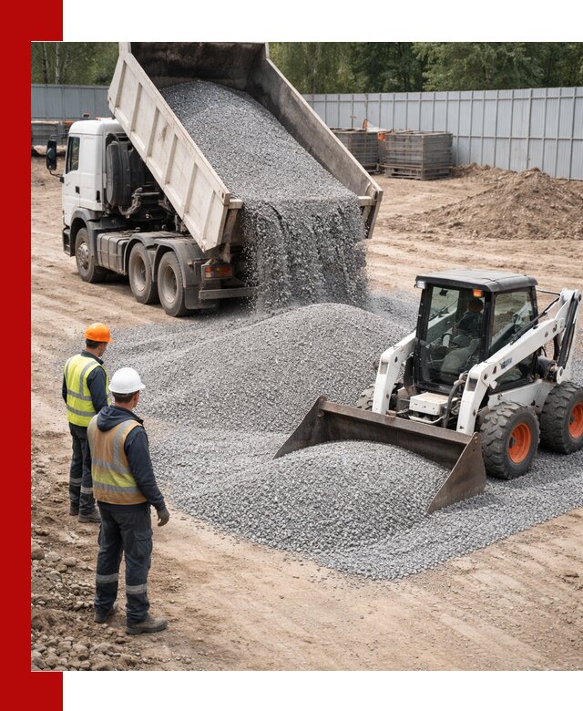 Доставка и продажа гранитного щебня фракции 0-5 в Устях-Лабинске