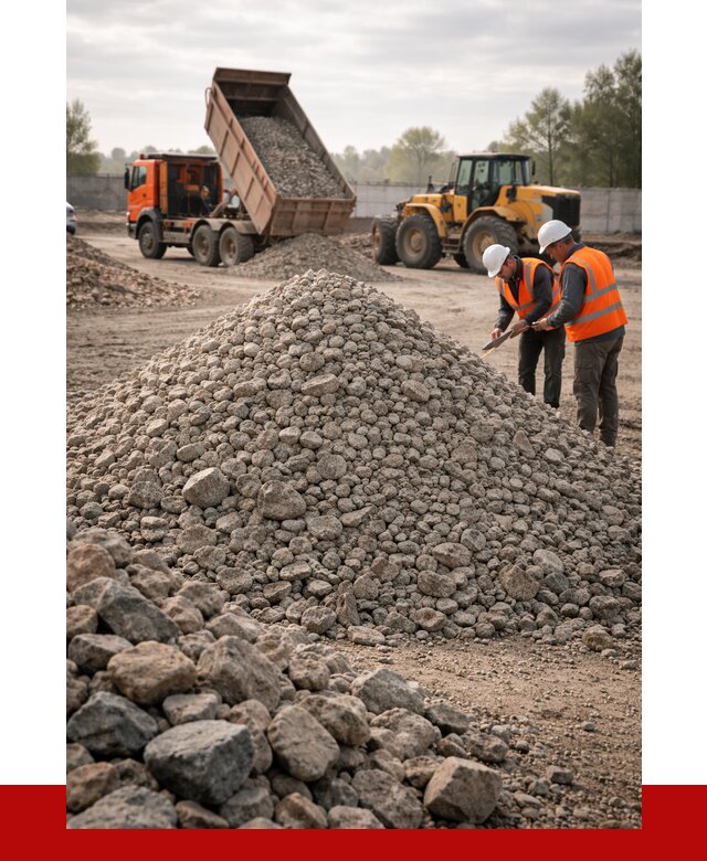 Гранитный щебень фракция 40-70 в Устях-Лабинске от 2554 руб ПРОНЕРУДУлб