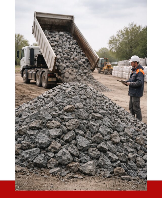 Гранитный щебень фракция 100-200 в Устях-Лабинске от 4291 р. ПРОНЕРУДУлб