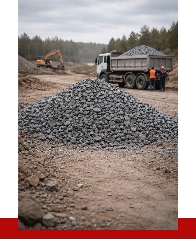 Щебень габбро диабаз фракция 40-70 в Устях-Лабинске от 2248 р-ПРОНЕРУДУлб