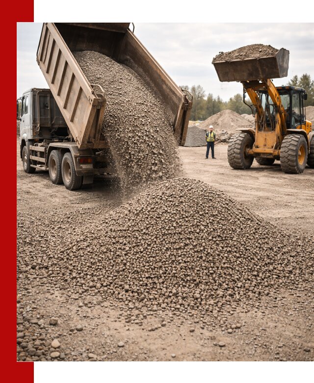 Гравийный щебень фракция 3–10 с доставкой в Устях-Лабинске
