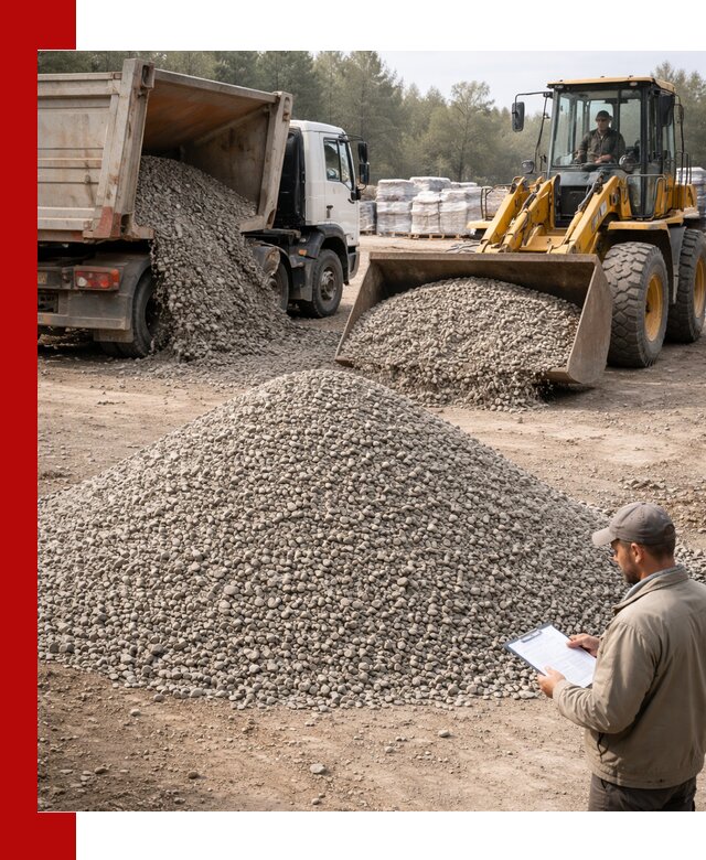 Гравийный щебень фракция 5–10 с доставкой в Устях-Лабинске