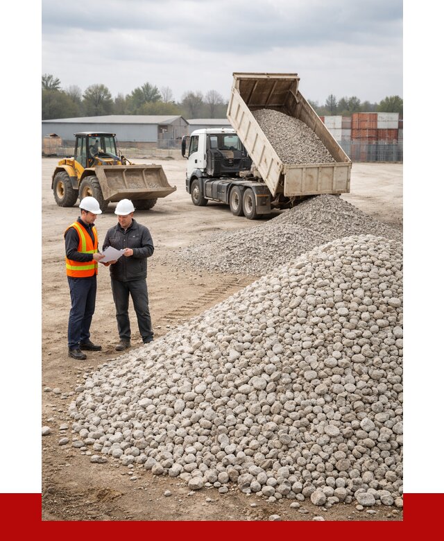 Известняковый щебень в Устях-Лабинске от 1430 р. доставка | ПРОНЕРУДУлб