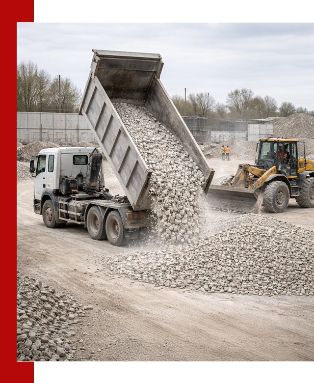 Доставка и продажа известнякового щебня в Устях-Лабинске