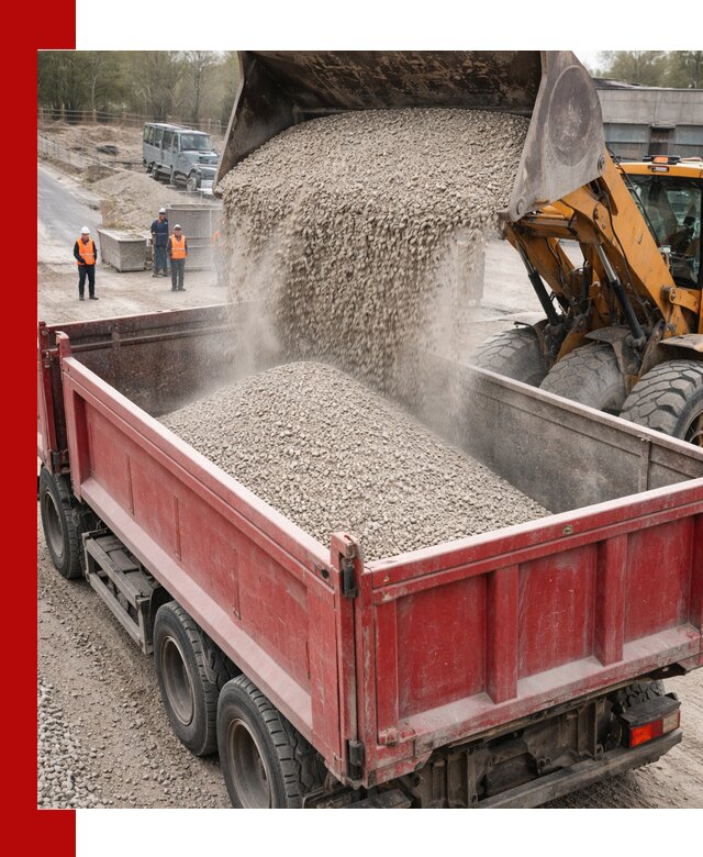 Купить известняковый щебень фракции 0-5 с доставкой в Устях-Лабинске