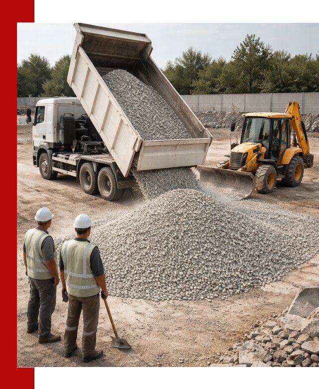 Купить известняковый щебень фракции 5–10 мм с доставкой в Устях-Лабинске