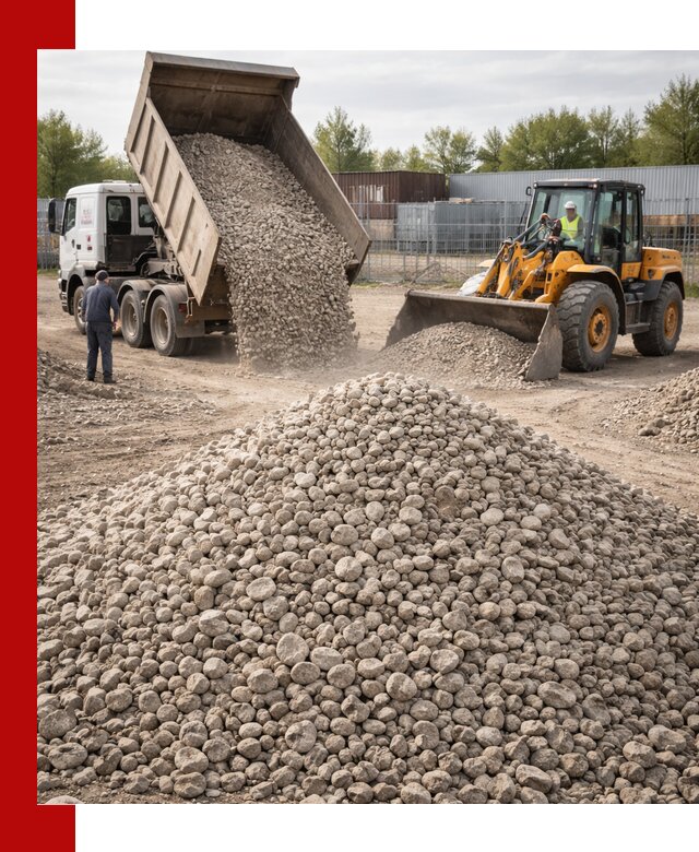 Доломитовый щебень фракции 20–41 с доставкой в Устях-Лабинске