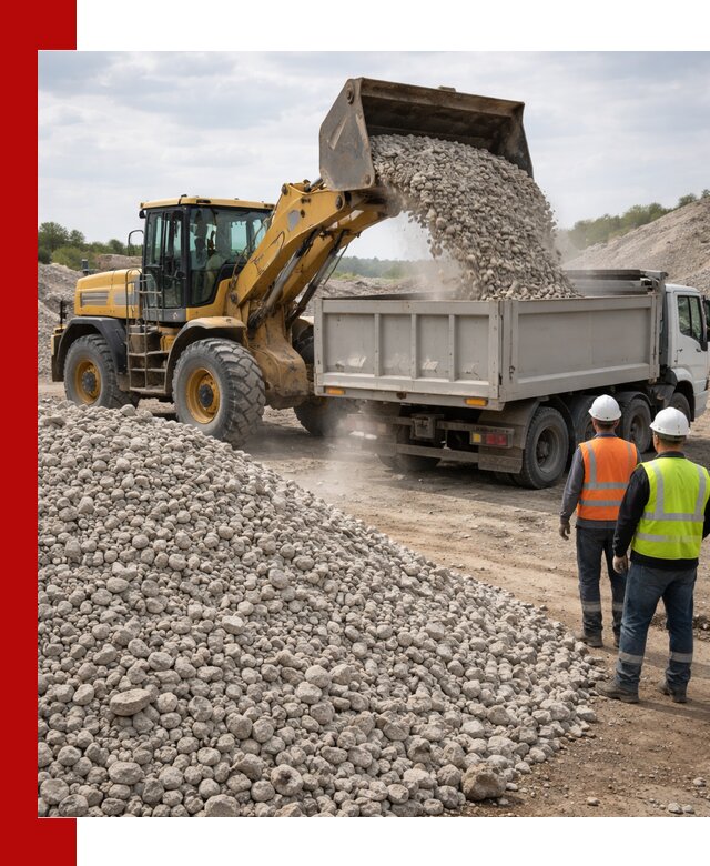 Доломитовый щебень фракция 40–71 доставка и продажа в Устях-Лабинске