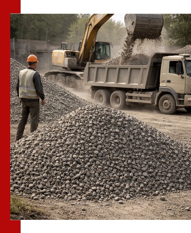 Шлаковый щебень фракция 5-20 с доставкой в Устях-Лабинске