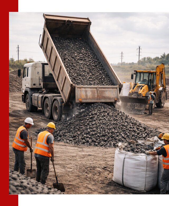 Шлаковый щебень фракция 40-70 с доставкой в Устях-Лабинске