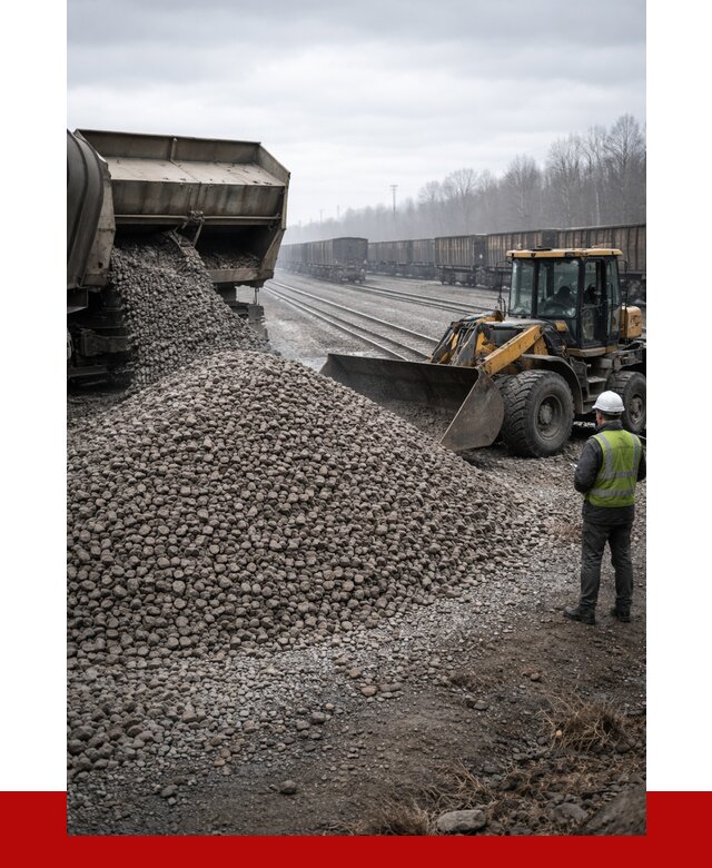 Купить железнодорожный щебень в Устях-Лабинске от 2860 р. | ПРОНЕРУДУлб