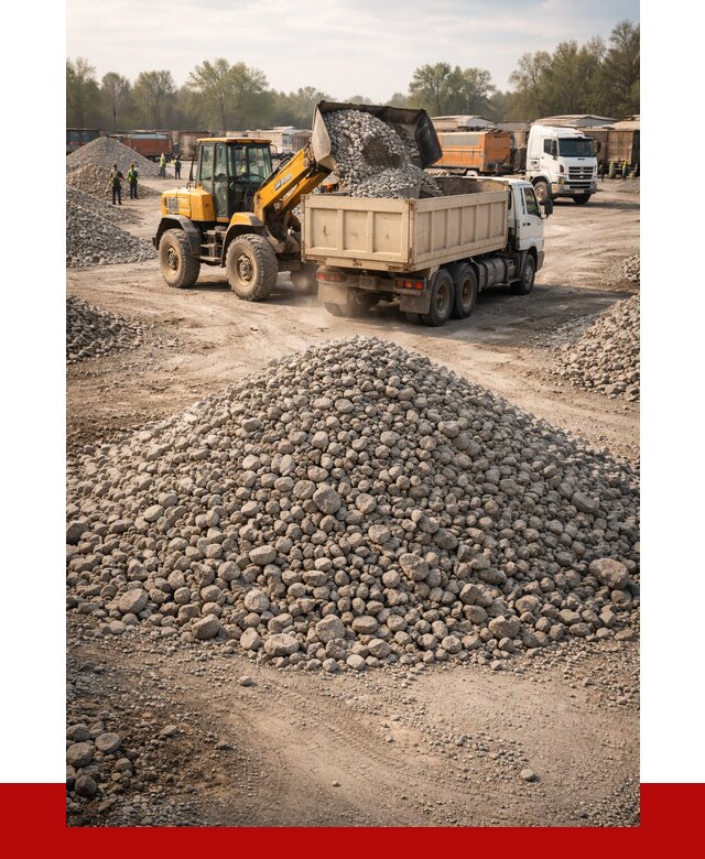 Вторичный щебень фракция 40-70 в Устях-Лабинске от 1778 р, ПРОНЕРУДУлб