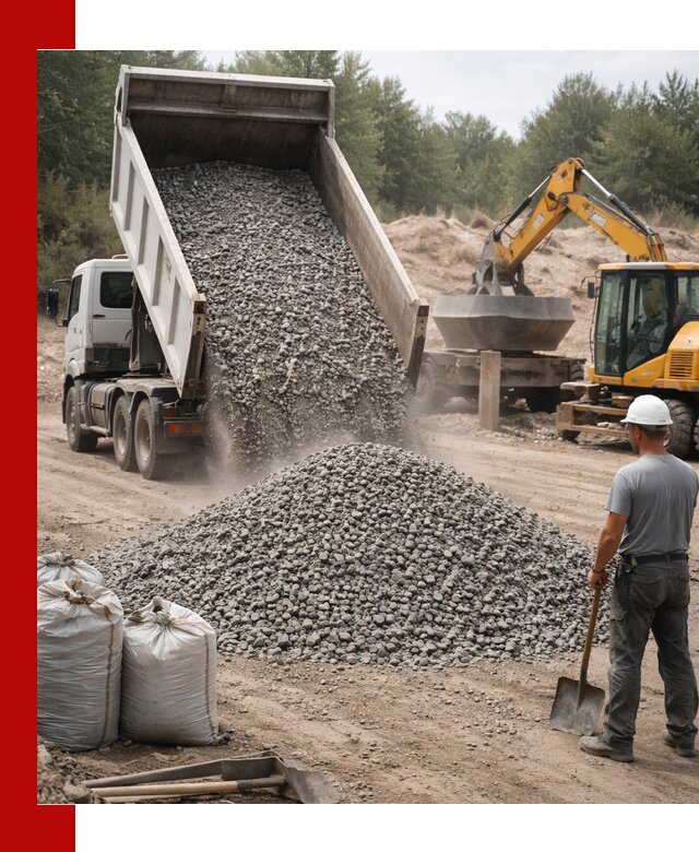 Доставка и продажа бетонного щебня в Устях-Лабинске