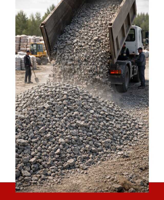 Бетонный щебень фракция 40-70 в Устях-Лабинске от 1839 р. ПРОНЕРУДУлб