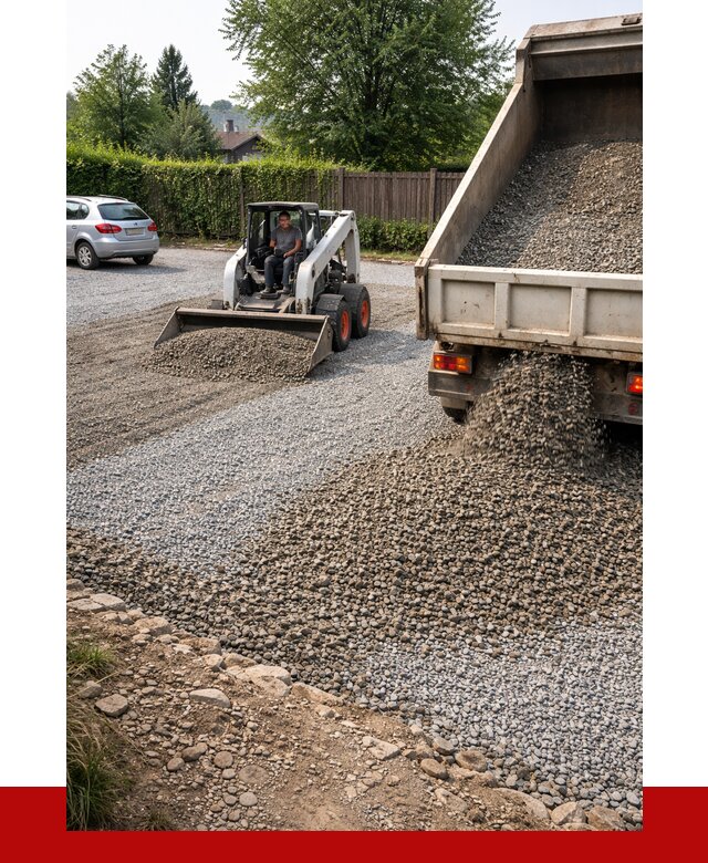 Щебень для парковки в Устях-Лабинске с доставкой от 1226 р.| ПРОНЕРУДУлб