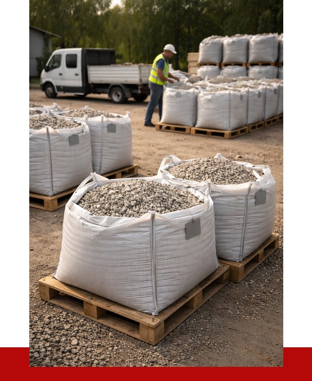 Щебень в мешках с доставкой в Устях-Лабинске от 4291 р. | ПРОНЕРУДУлб