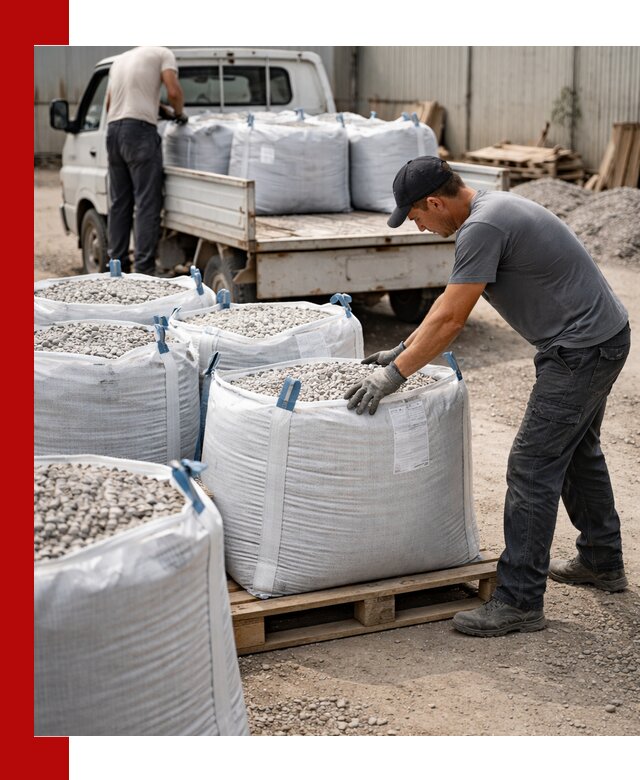 Доставка щебня в мешках по выгодным ценам в Устях-Лабинске