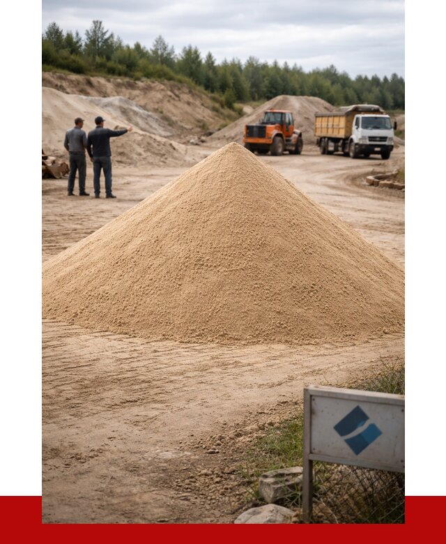 Карьерный песок навалом в Устях-Лабинске от 1839 р. | ПРОНЕРУДУлб