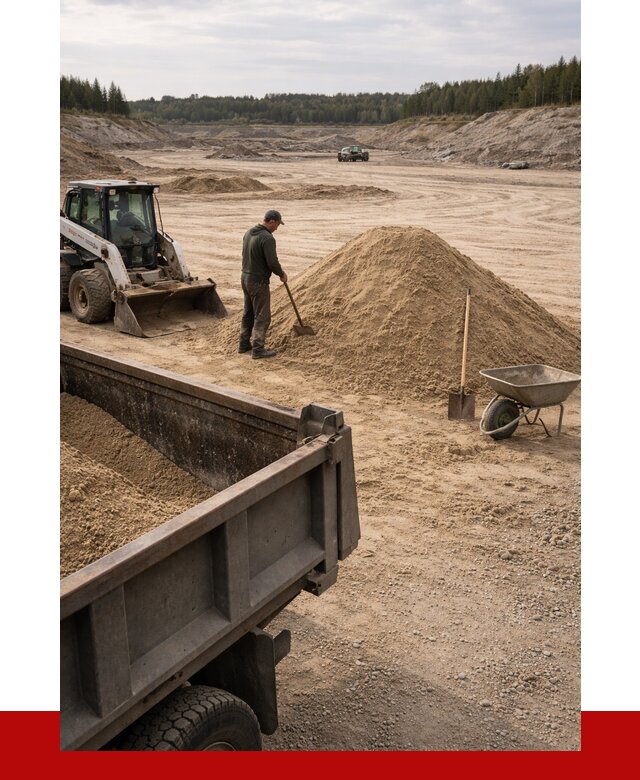 Карьерный песок среднезернистый в Устях-Лабинске, от 2248 р. ПРОНЕРУДУлб