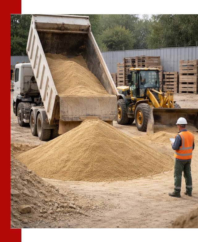Доставка карьерного мелкозернистого песка в Устях-Лабинске