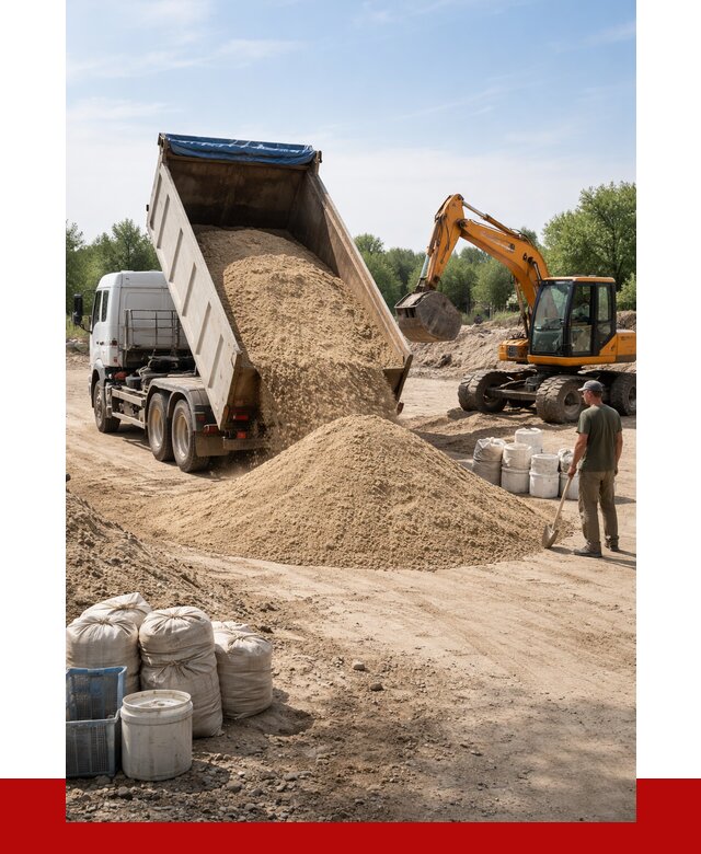 Купить речной песок в Устях-Лабинске от 1226 р. за куб | ПРОНЕРУДУлб