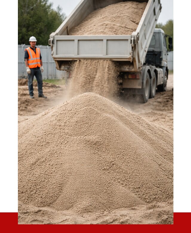Купить сеяный песок с доставкой в Устях-Лабинске от 2248 р ПРОНЕРУДУлб