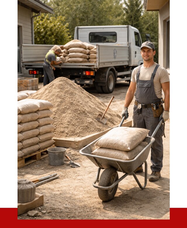 Купить песок для стяжки в Устях-Лабинске, доставка от 2248 р.ПРОНЕРУДУлб