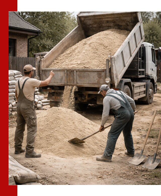Песок для штукатурки с доставкой в Устях-Лабинске качественный и чистый