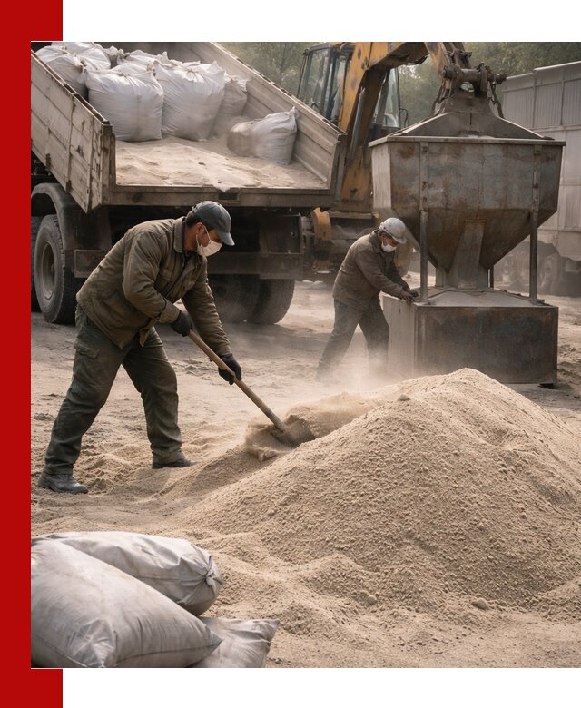 Кварцевый песок для пескоструя в Устях-Лабинске — доставка и качество