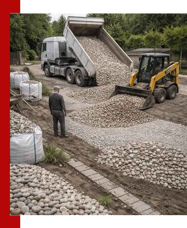 Доставка морской гальки оптом и в розницу в Устях-Лабинске