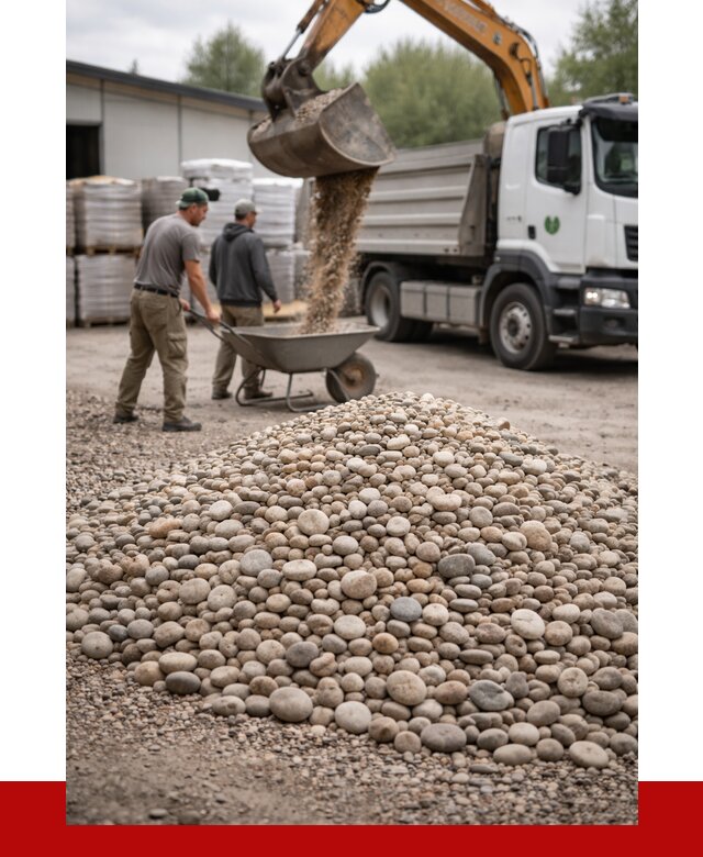 Галька декоративная в Устях-Лабинске от 3269 р. за куб | ПРОНЕРУДУлб