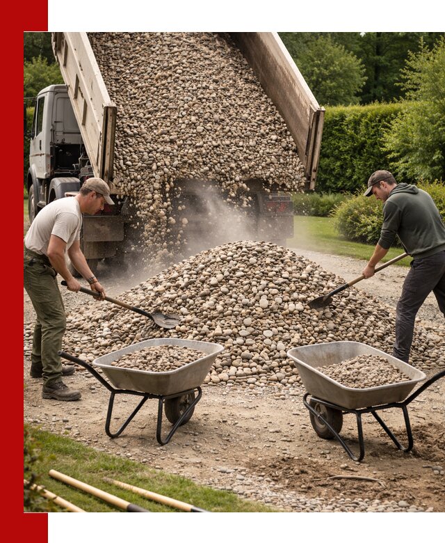 Доставка и продажа декоративной гальки в Устях-Лабинске