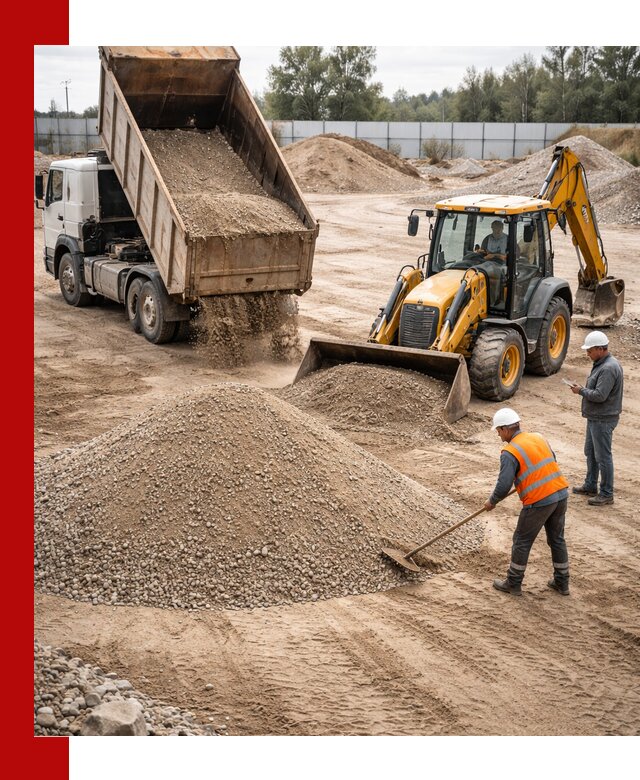 Поставка и доставка ПГС С4 в мешках и самосвалах в Устях-Лабинске