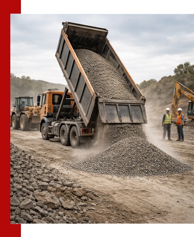 Щебёночно-песчаная смесь ЩПС С1 с доставкой в Устях-Лабинске