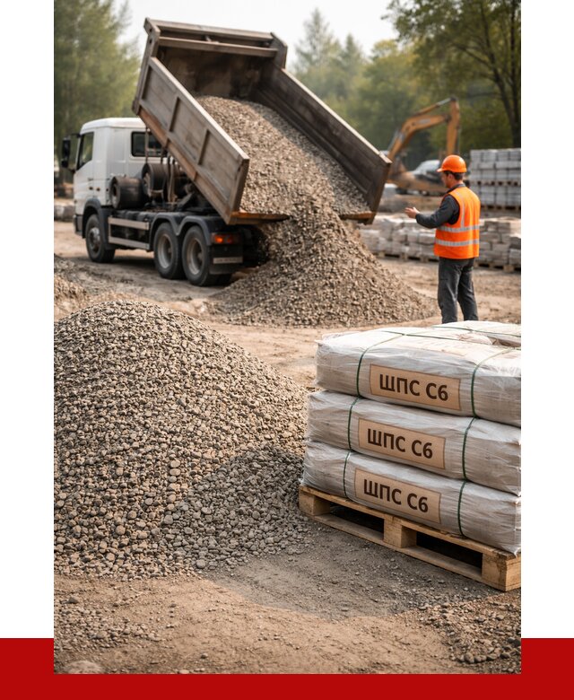 ЩПС С6 в Устях-Лабинске с доставкой от 2248 р. за куб | ПРОНЕРУДУлб
