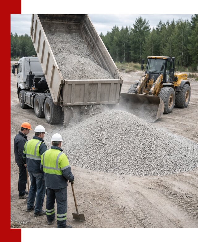 Известняковый отсев 0-5 доставка в Устях-Лабинске быстро и выгодно