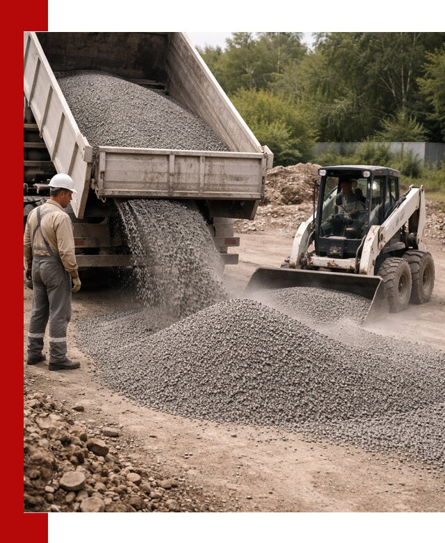 Доставка гравийного отсева 0-5 в Устях-Лабинске оптом и в розницу