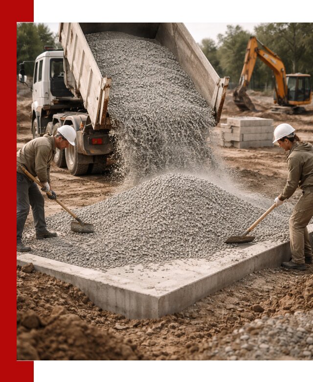 Доставка и продажа отсева для бетона в Устях-Лабинске