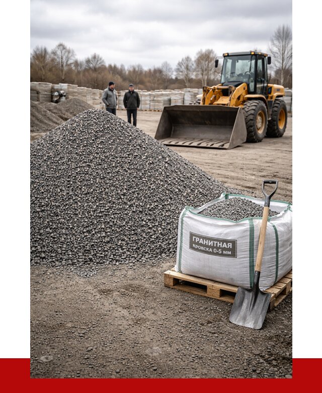 Купить гранитную крошку в Устях-Лабинске от 4904 р. с доставкой | ПРОНЕРУДУлб