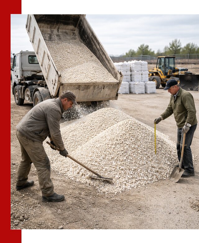Мраморная крошка с доставкой и разгрузкой в Устях-Лабинске