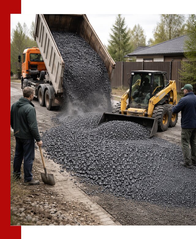 Крошка габбро с доставкой в Устях-Лабинске для строительных работ