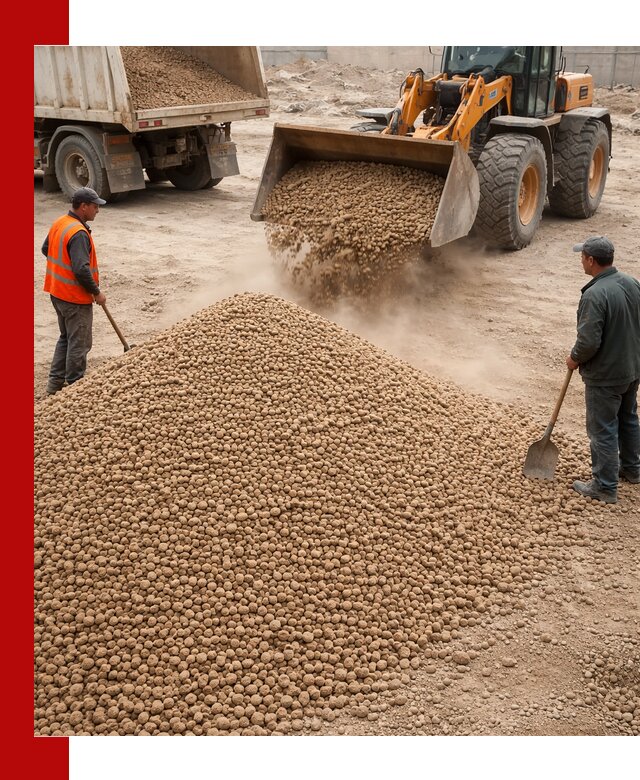 Керамзит фракция 10-20 с доставкой в Устях-Лабинске