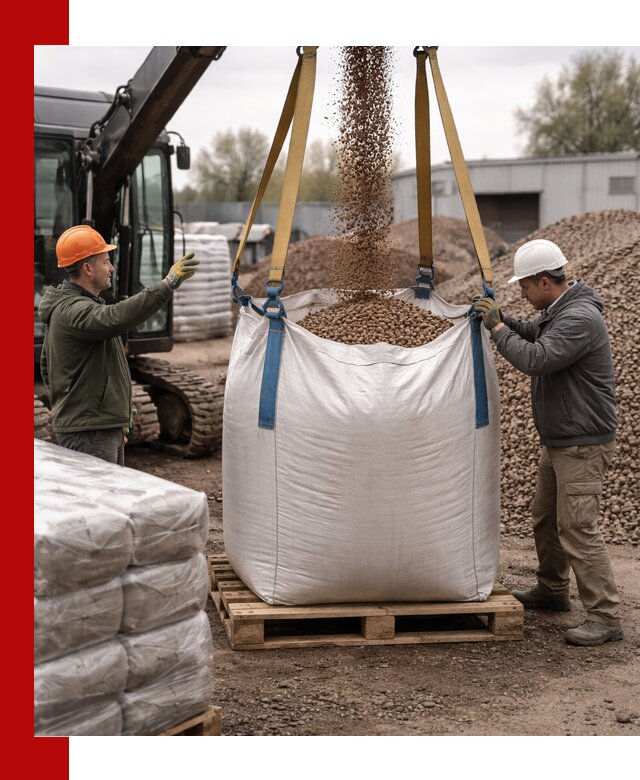 Керамзит в биг-бегах с доставкой в Устях-Лабинске