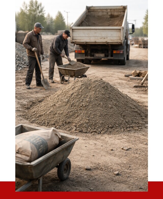 Цементно-песчаная смесь М150 в Устях-Лабинске от 4802 р. | ПРОНЕРУДУлб