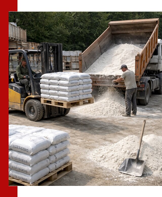 Доставка строительной извести оптом и в розницу в Устях-Лабинске