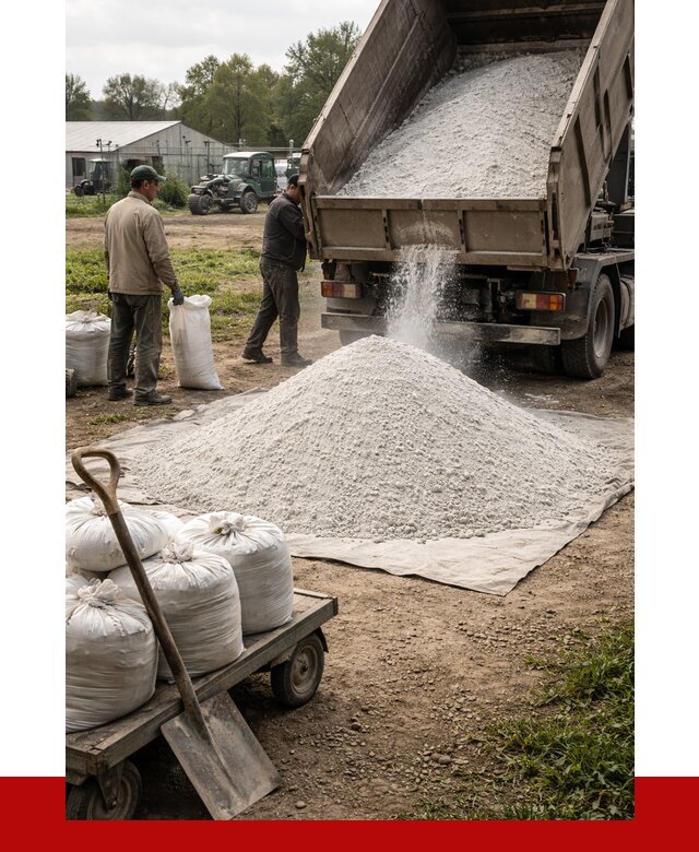 Купить известняковая мука в Устях-Лабинске от 4291 р. за куб | ПРОНЕРУДУлб