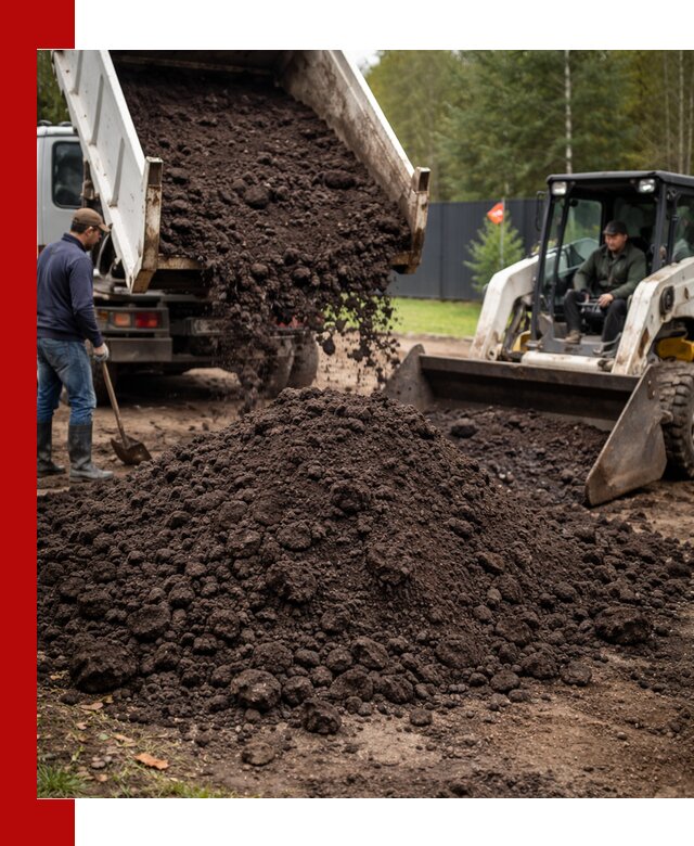 Плодородный грунт с доставкой в Устях-Лабинске для садов и огородов