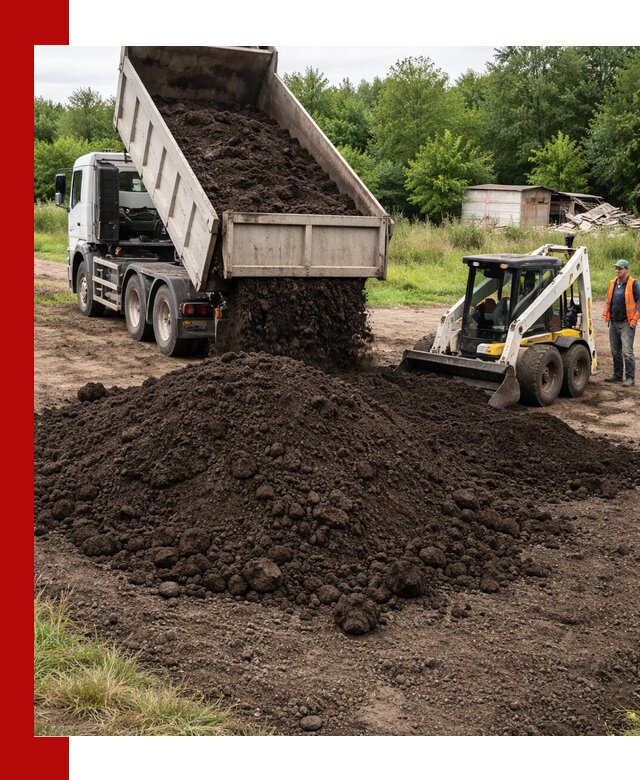 Поставка плодородной земли с доставкой самосвалом в Устях-Лабинске