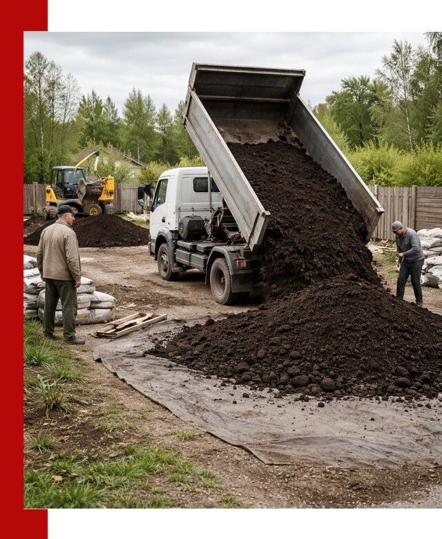 Доставка качественного почвогрунта в Устях-Лабинске оптом и в розницу