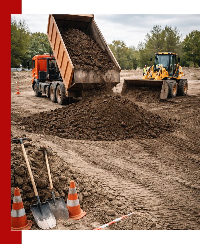 Поставка и доставка планировочного грунта в Устях-Лабинске